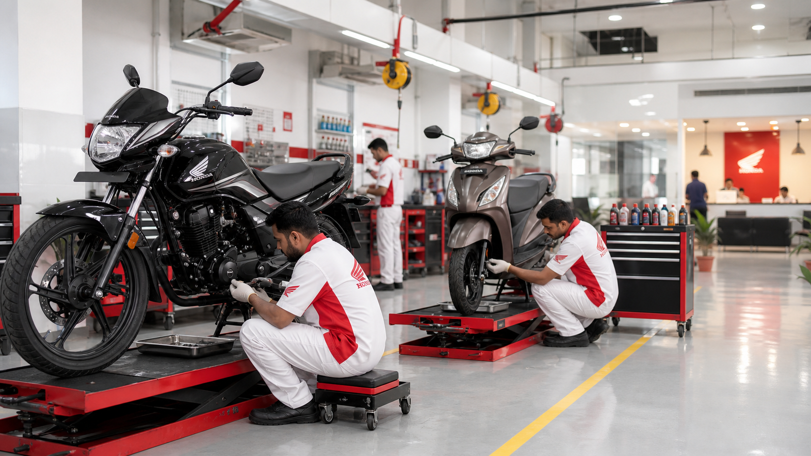 Honda quick service facility