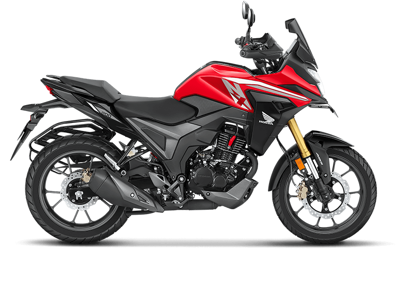 Honda NX200 Athletic Blue Metallic + Red