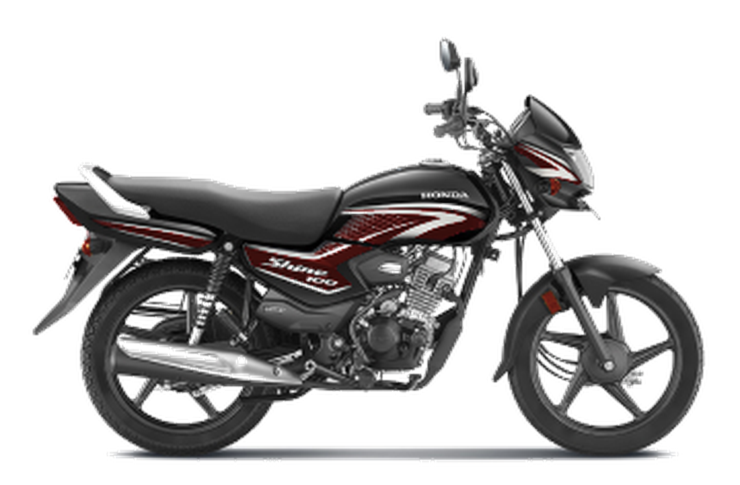 Honda Shine100 Red with Black