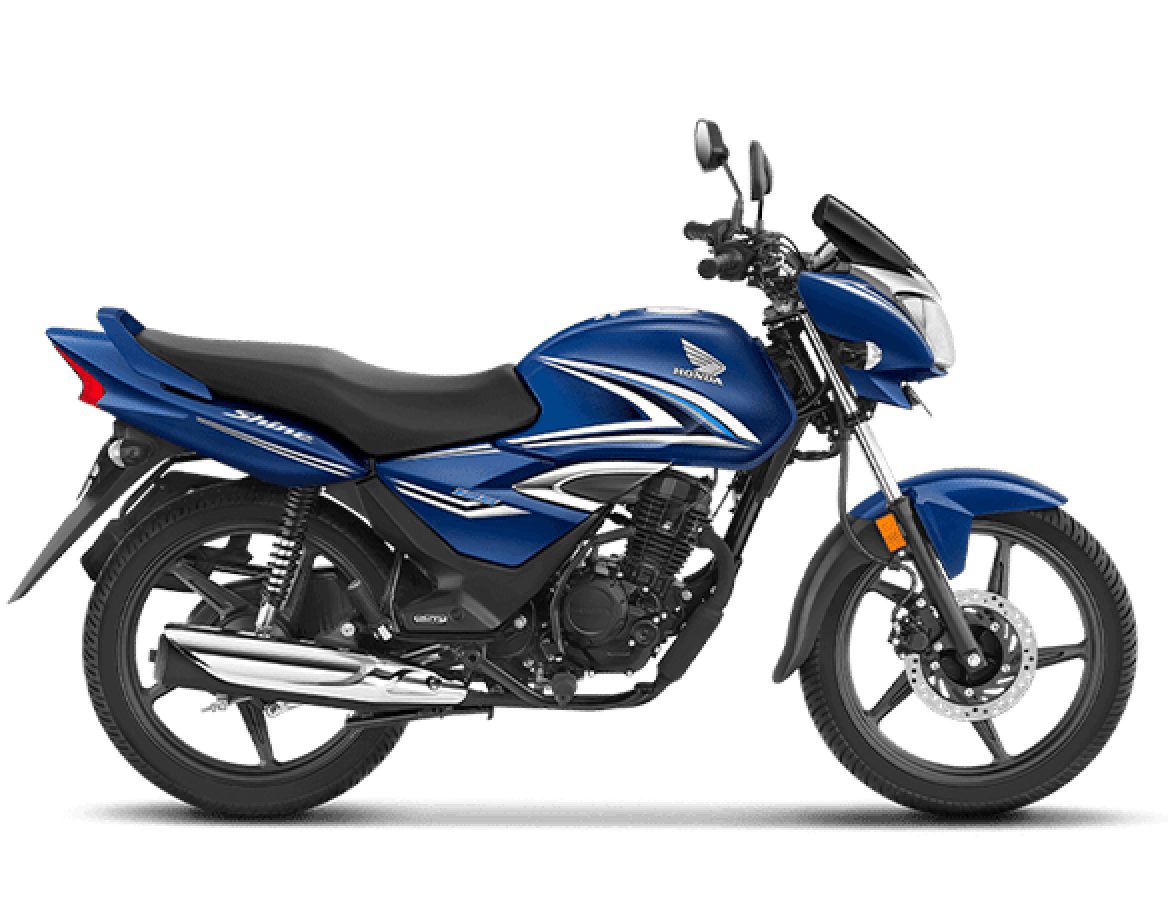 Honda Shine125 Blue with Black
