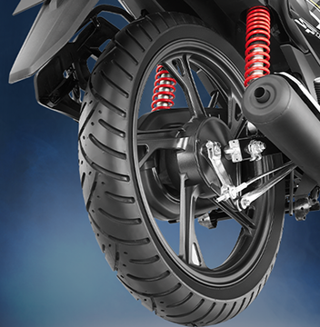 Wider Rear Tyre